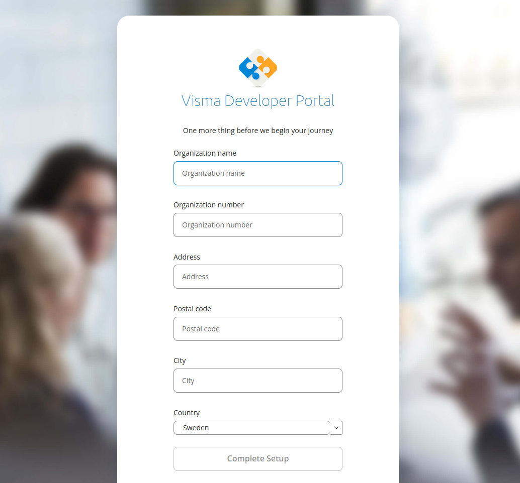 Sign up company